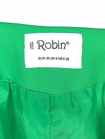 38 Beden yeşil Renk Robin Blazer %70 İndirimli.