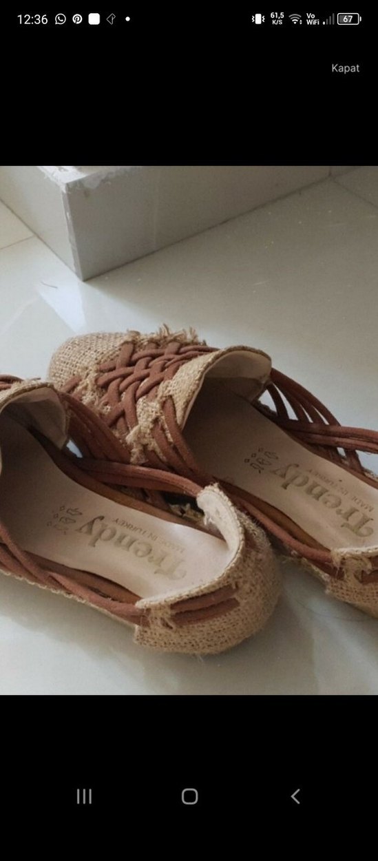 Bej Kadın Dolgu Topuk Espadril - Görsel 2