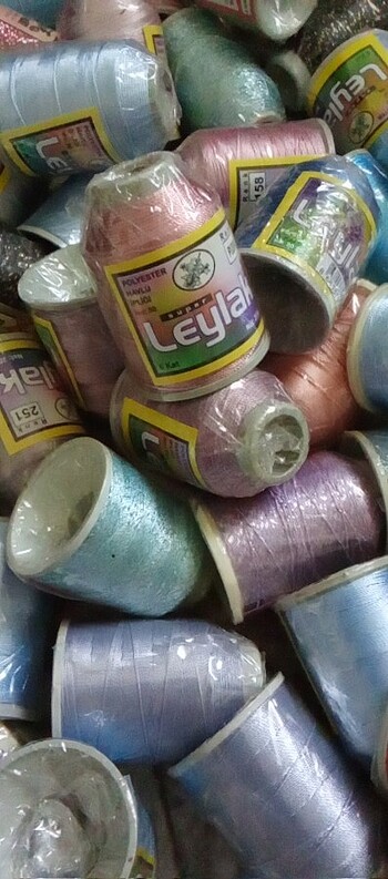 Beden çeşitli Renk İgne oyası ipi