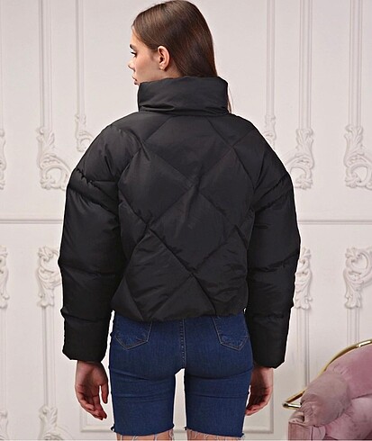 Kadın crop mont