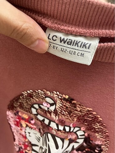 7 Yaş Beden pembe Renk Çocuk sweat
