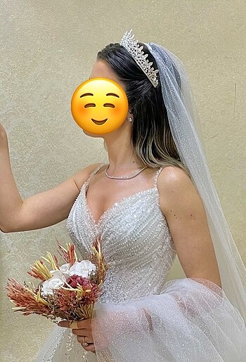 Beden beyaz Renk Gelin tacı