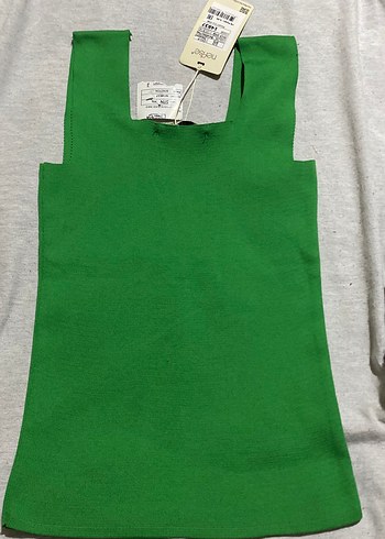 Yeşil kalın askılı atlet - Görsel 2