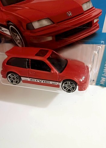 Beden Renk Hot Wheels 90 Honda Civic EF VTEC Japon imports