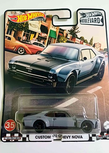 Hot Wheels Premium Custom 70 Chevy Nova Boulevard