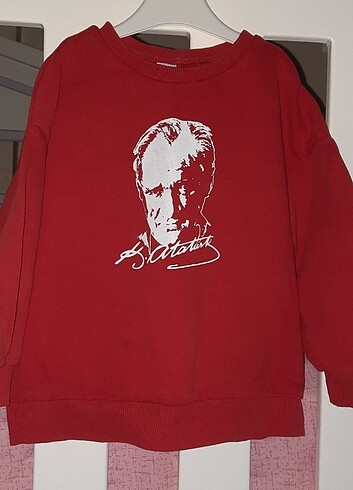 Kız & erkek çocuk Atatürk görselli sweatshirt 