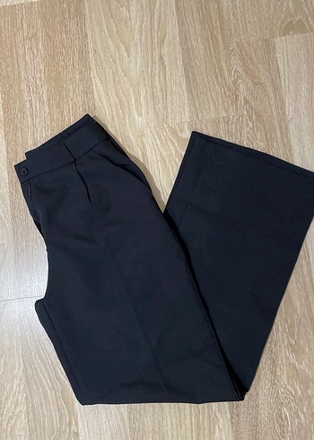 Kadın Siyah Palazzo Pantolon - Görsel 2