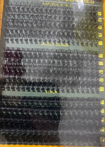 Takma Kirpik lash cluster ipek kirpik d curl - Görsel 2