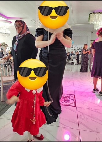 Siyah abiye elbise 