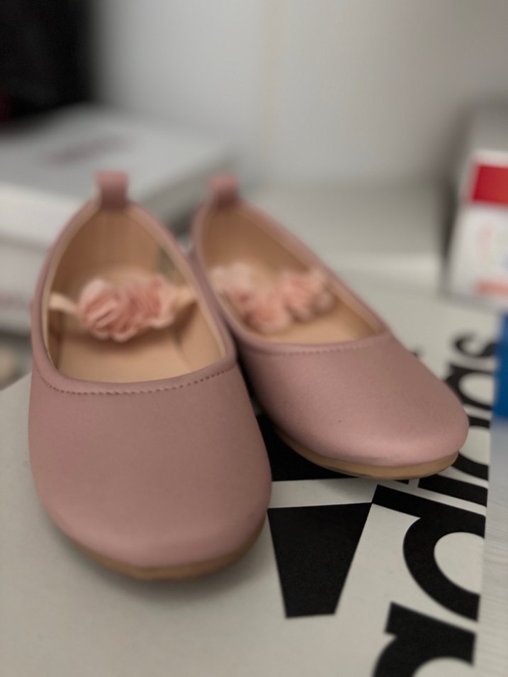 Kız Çocuk Pembe Fırfırlı Babet - Görsel 2