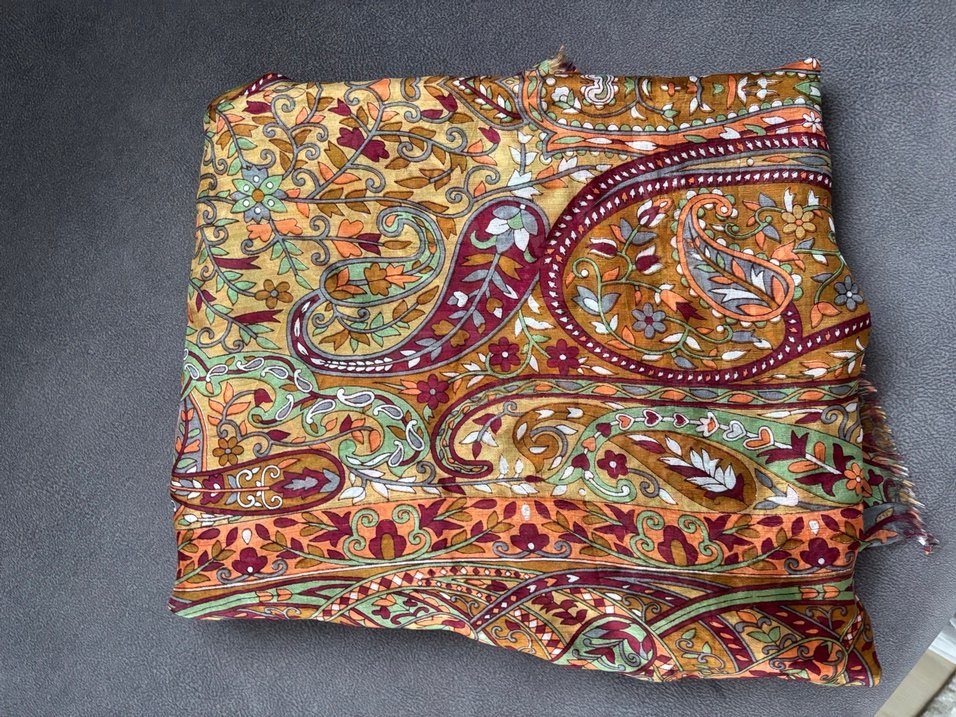 Bohem Çok Renkli Kadın Şal - Görsel 3