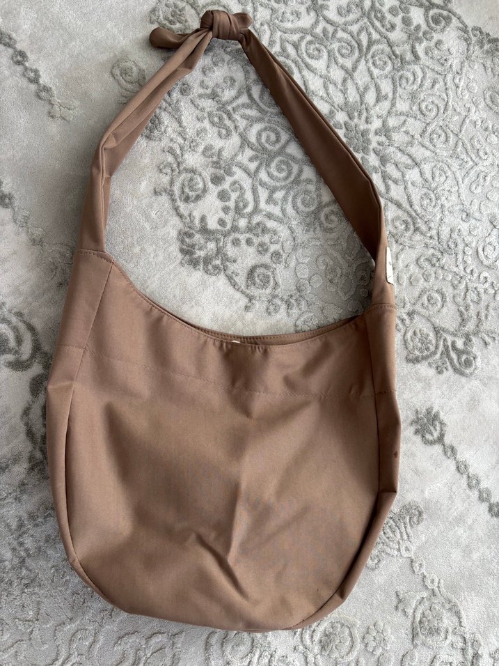 Bej Kadın Minimalist Omuz Çantası - Görsel 4