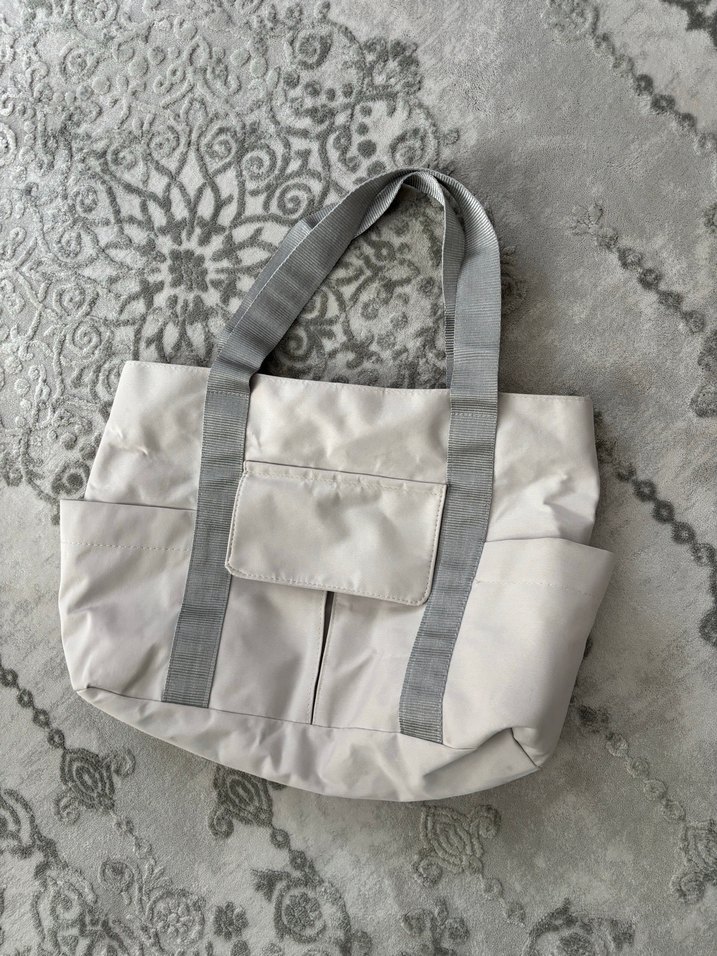 Beyaz Kadın Günlük Omuz Çantası - Görsel 2