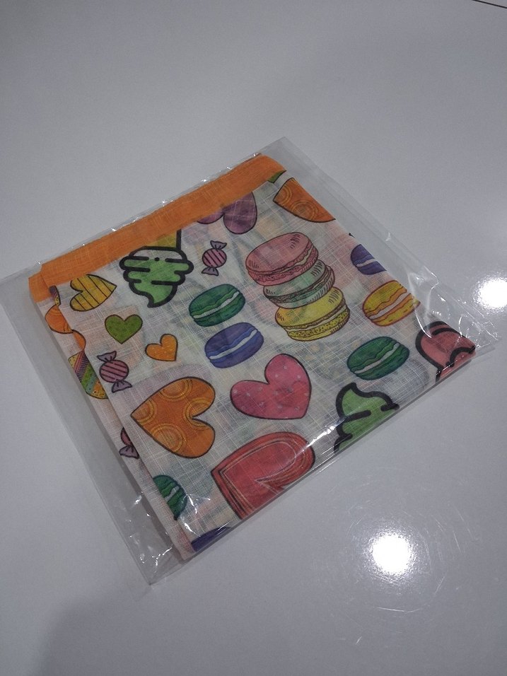 Renkli Baskılı Çocuk Başörtüsü - Görsel 4