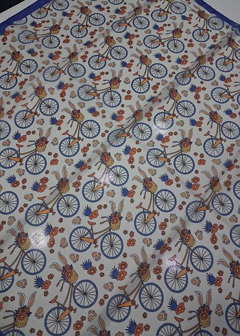 Çiçekli Bisiklet Desenli Renkli çocuk başörtüsü - Görsel 11