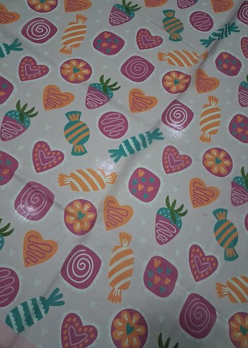 Renkli şeker desenli çocuk başörtüsü - Görsel 6