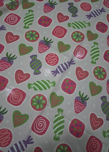 Renkli şeker desenli çocuk başörtüsü - Görsel 4