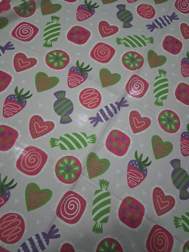 Renkli şeker desenli çocuk başörtüsü - Görsel 4