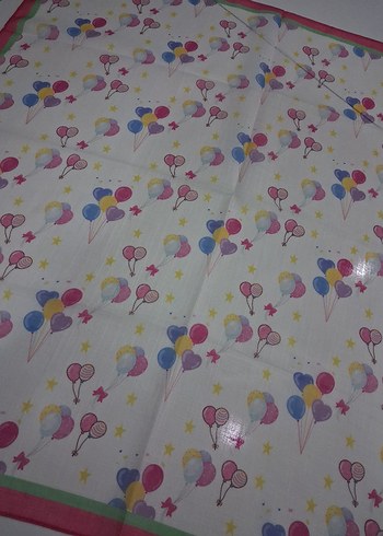 Renkli Baskılı Çocuk Başörtüsü - Görsel 3