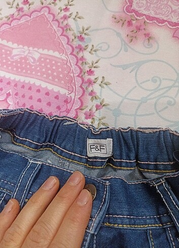 F&F Az kullanılmış kot etek 