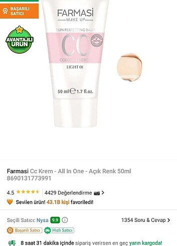 Farmasi cc krem - Görsel 3