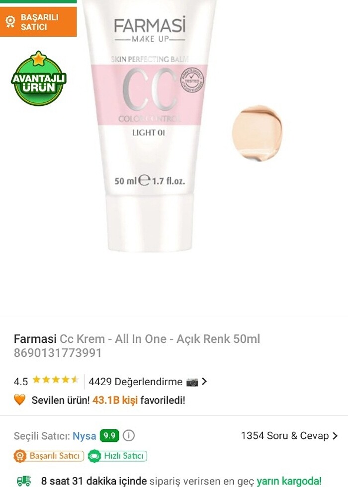 Farmasi cc krem - Görsel 3