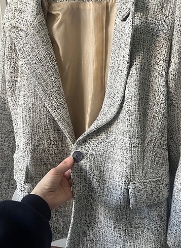 m Beden camel Renk Blazer ceket