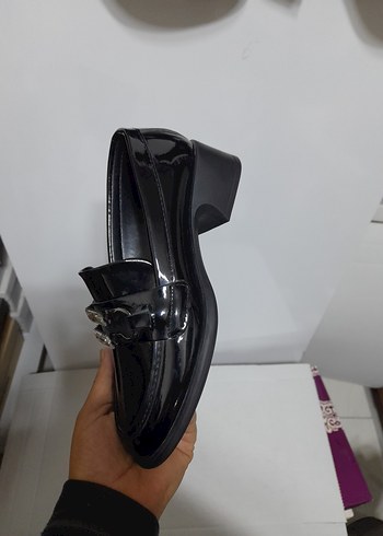 loafer rugan kadın klasik ayakkabı - Görsel 8