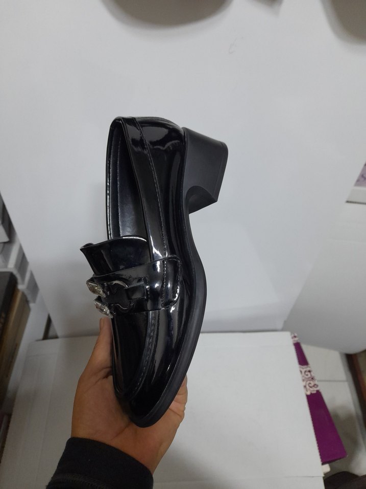 loafer rugan kadın klasik ayakkabı - Görsel 3