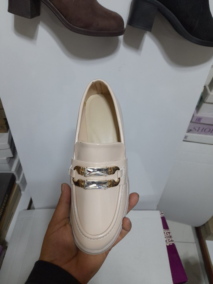 loafer rugan kadın klasik ayakkabı - Görsel 5