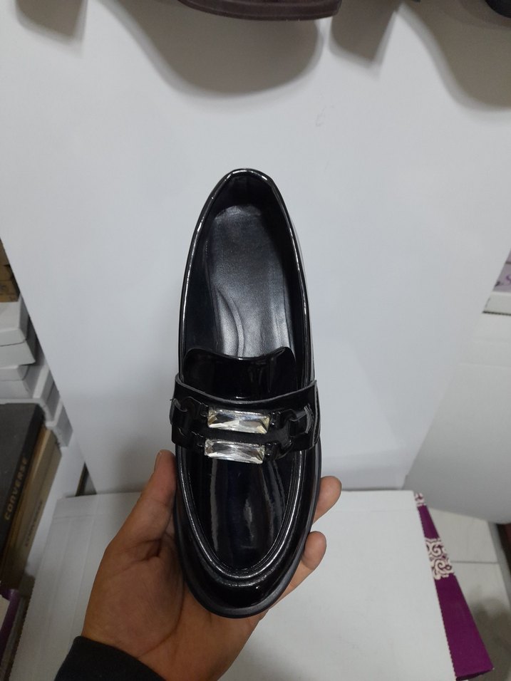 Loafer rugan kadın klasik ayakkabı - Görsel 2