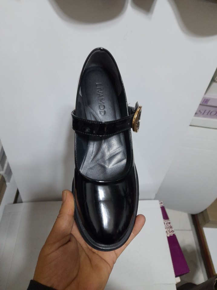 Loafer rugan kadın klasik ayakkabı - Görsel 3