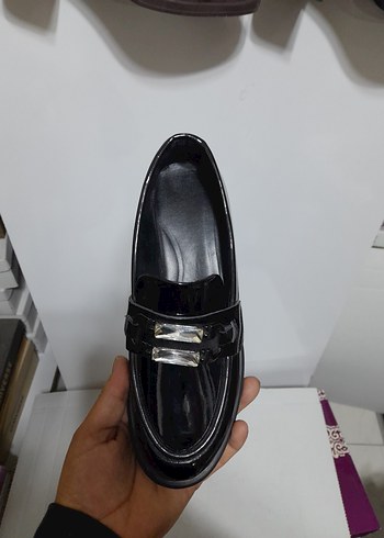 loafer rugan kadın klasik ayakkabı - Görsel 4