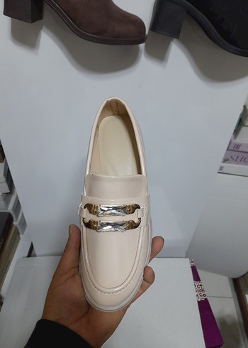 loafer rugan kadın klasik ayakkabı - Görsel 9