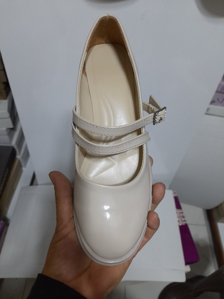 loafer rugan kadın klasik ayakkabı - Görsel 5