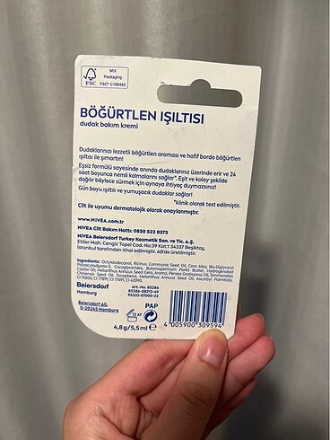 Nivea Nivea Böğürtlen Lip Balm