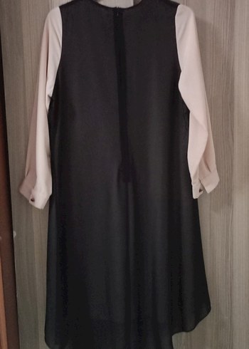 Bej Renkli Uzun Kollu Kadın Tunik - Görsel 2