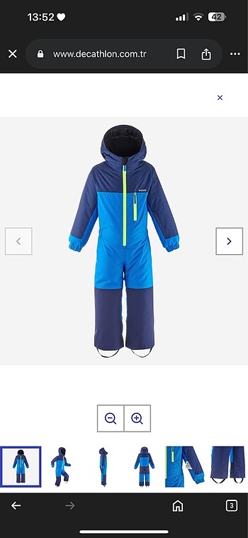 Decathlon Decathlon erkek çocuk tulum