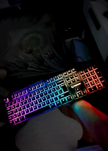 Rampage RGB Işıklı Çok Renkli Klavye. - Görsel 3