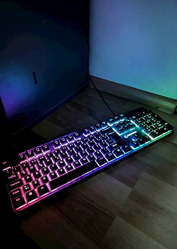 Rampage RGB Işıklı Çok Renkli Klavye. - Görsel 2