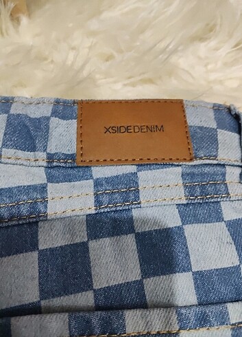 l Beden mavi Renk Jean şort & XSlDE