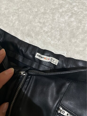 5 Yaş Beden Deri etek