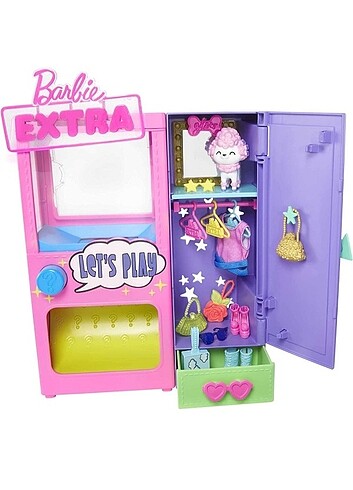 Barbie extra kıyafet otomatı 