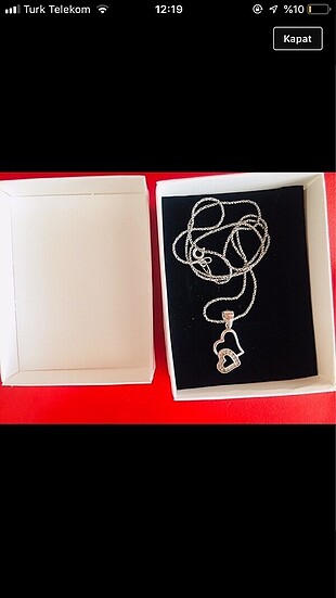 Sterling silver Kolye ve bileklik