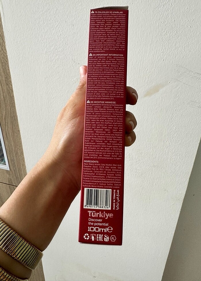 Kızıl büyü saç boyası - Görsel 2