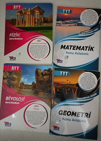 Tyt ayt ,4 lü fiyat sıfır kitaplar