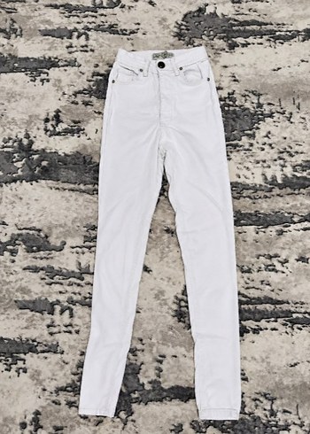 Diğer Beyaz Yuksek Bel Skinny Jean