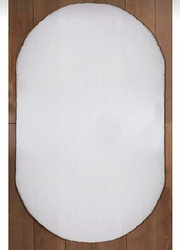  Beden beyaz Renk Beyaz Oval Post Peluş Yumuşak Halı
