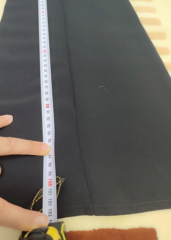 42 Beden siyah kumaş pantolon