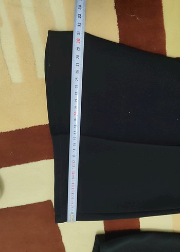 42 Beden siyah Renk siyah kumaş pantolon